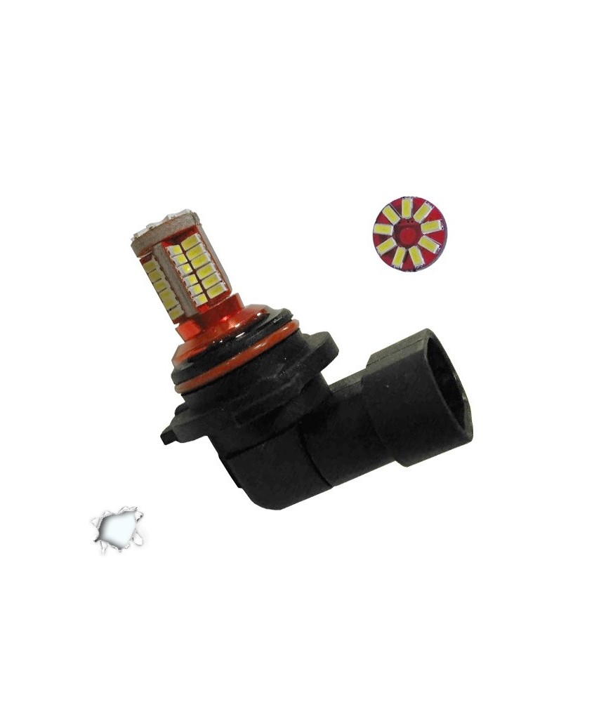 GloboStar® 47834 Λάμπα Αυτοκίνητου  HB4 9006 Can Bus με 57 SMD 4014 4,5W 460lm 360° DC 12V IP20 Ψυχρό Λευκό 6000K